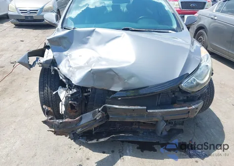 2013 Hyundai Elantra Limited from USA, damaged, VIN 5NPDH4AEXDH203224
